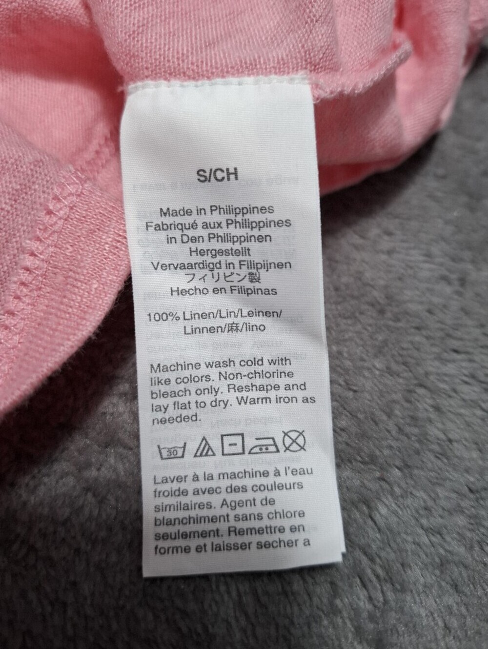 J.Crew 100% Linen Pink Tiered Peplum Tank Top Sleeveless Size S Summer - Picture 7 of 8